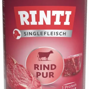 Highlight Sparpaket 6 x 400 g Rinti Singlefleisch Rind pur Hunde Nassfutter